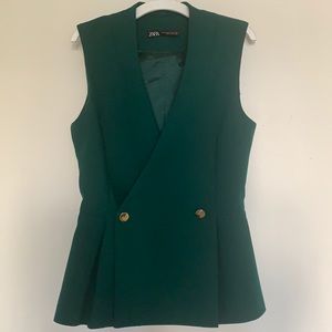 Deep green tank/vest